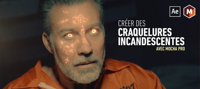 Créer des craquelures incandescentes sur un visage