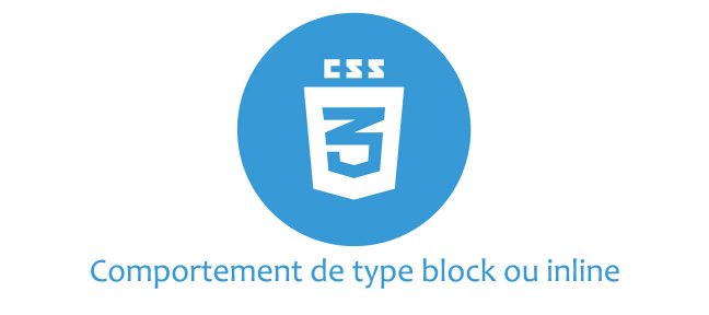 CSS, Comportement de type block ou inline