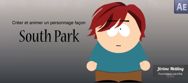 Créer et animer un personnage façon South Park