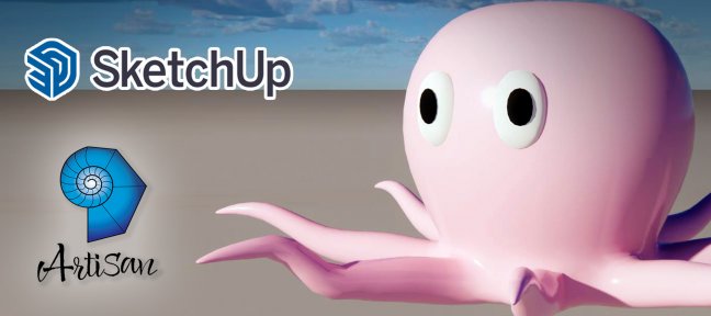 Modélisez une pieuvre avec Artisan pour SketchUp