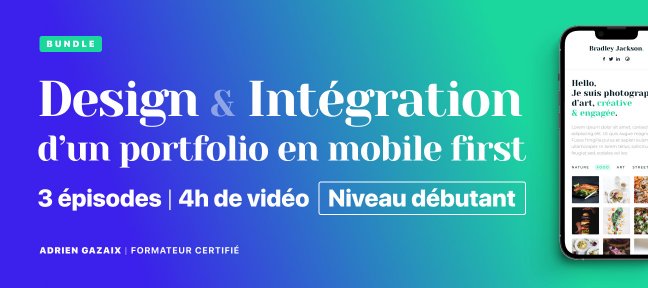 Designer & Intégrer un Portfolio en Mobile First