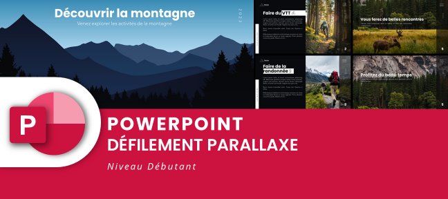 Donnez vie à vos présentations PowerPoint avec le défilement parallaxe