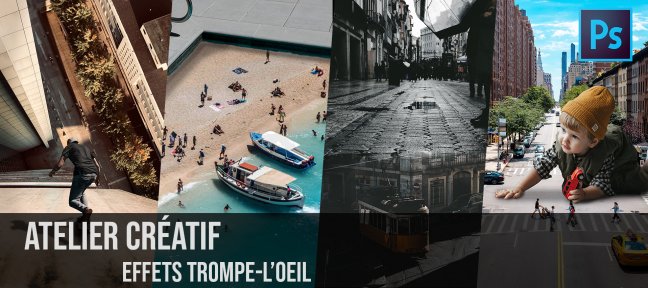 4 Ateliers créatifs : effets trompe-l'oeil