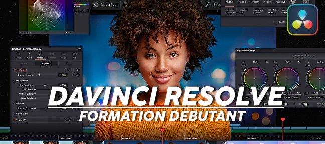 Davinci Resolve - Formation Niveau Débutant