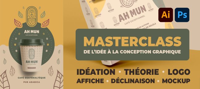 Masterclass de design graphique : concevoir l'identité visuelle d'une marque de café