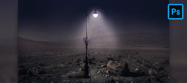 Photoshop - Apprenez à recréer une ambiance lumineuse à partir d'un lampadaire