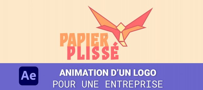 Animation d'un logo d'entreprise sur After Effects