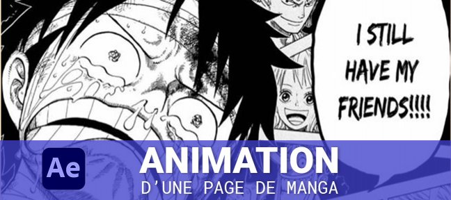 Animer une case de manga avec After Effects