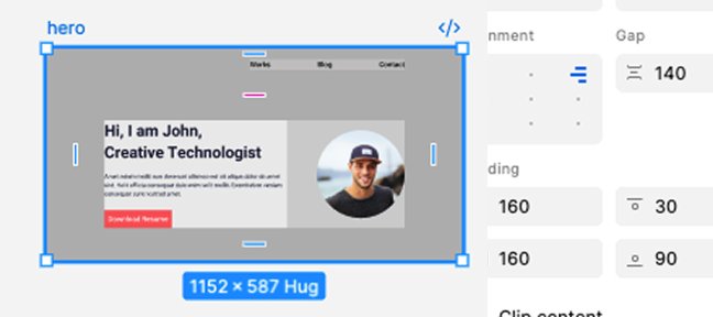gérer l'auto layout dans Figma
