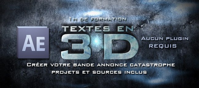 Créer vos textes de trailer en 3D sans plugin