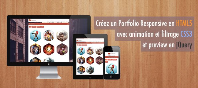 Créer un portfolio full responsive en HTML5 et CSS3