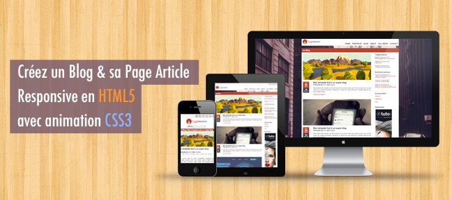 Créer un blog full responsive en HTML5