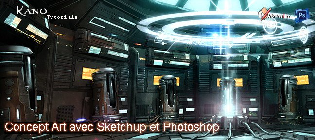 Apprendre à utiliser Sketchup et Photoshop pour la réalisation de Concept Art