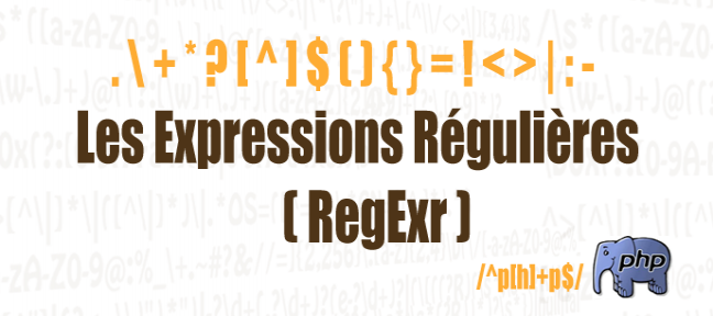 Les expressions régulières appliquées en PHP