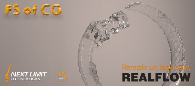 Réaliser et animer un logo 3D avec RealFlow