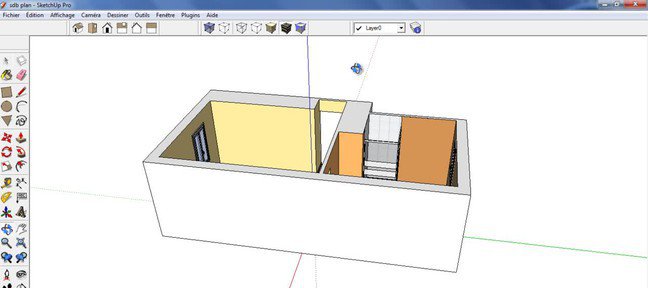 Les plans de section dans sketchup