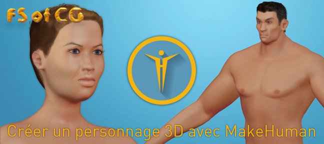 Créer un personnage 3D avec MakeHuman