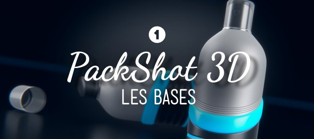 Packshot 3D Blender - Les bases