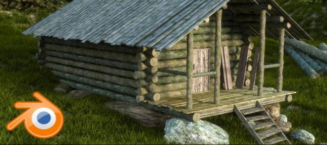 Blender : Créer d'une cabane en bois