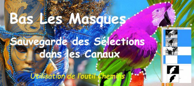 Gimp : Sauvegarder les sélections dans un canal