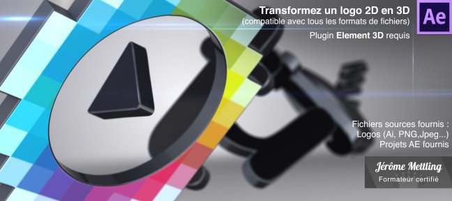 Transformez proprement un logo 2D en 3D