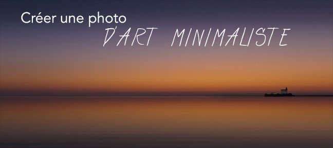 Création d'une photo d'Art minimaliste