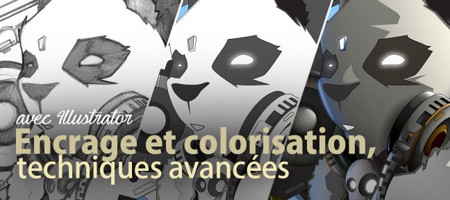 Encrage et colorisation : techniques avancées