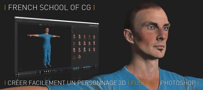 Créez facilement vos personnages 3D avec Fuse CC !