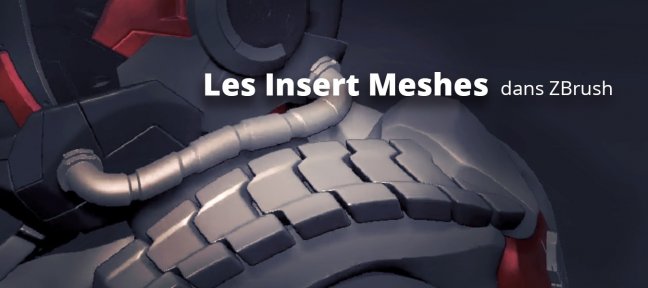 Découvrez les insertmeshes de Zbrush