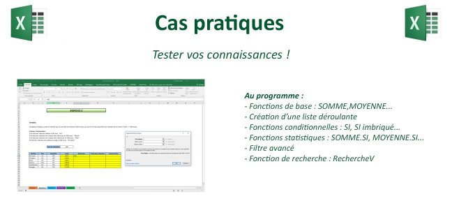 Apprendre Excel avec des Cas pratiques