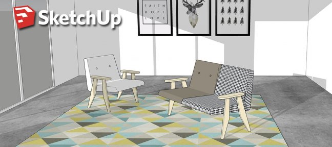 Sketchup : Modélisez du mobilier scandinave