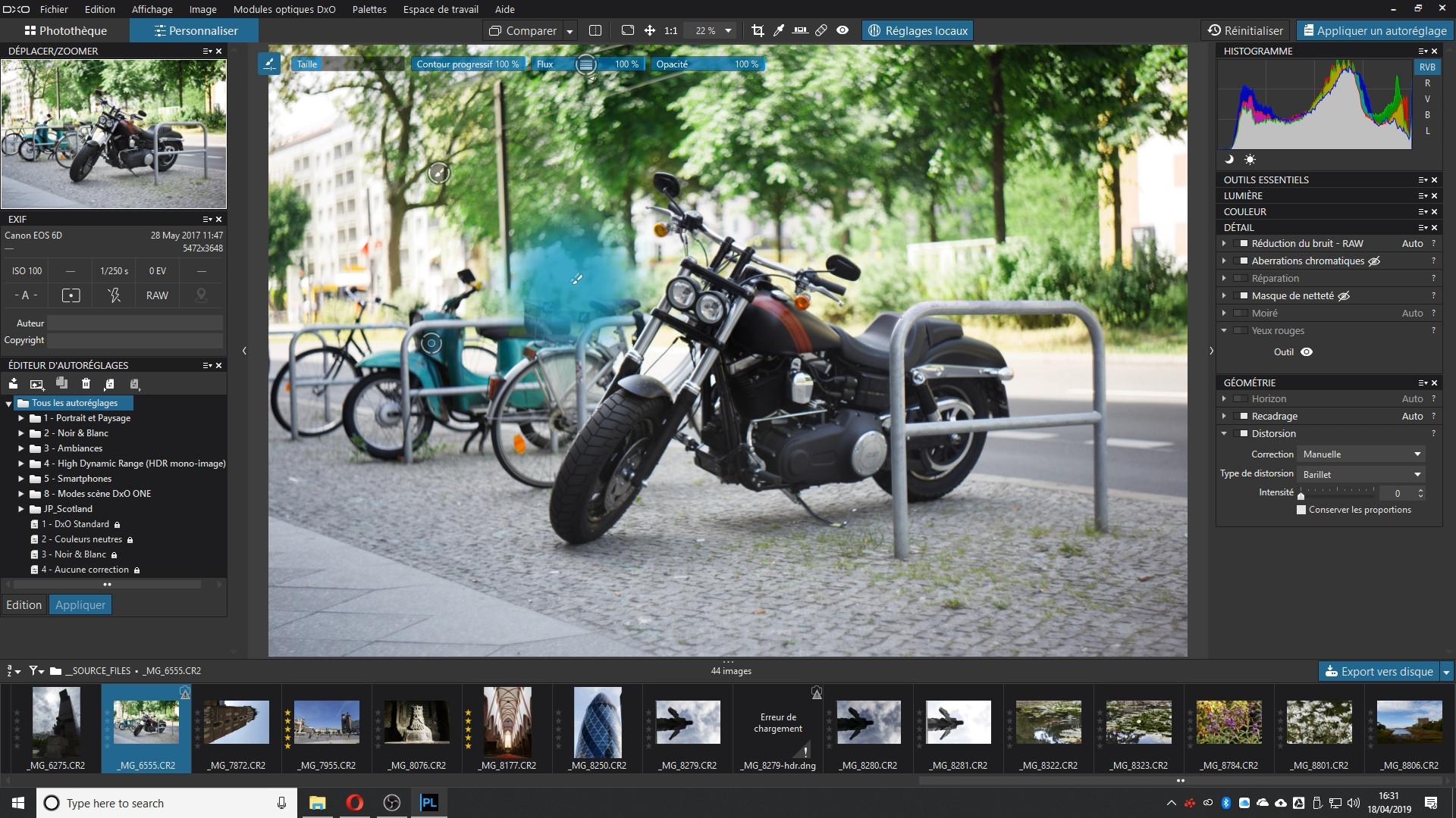 how to crop image in dxo photolab 2
