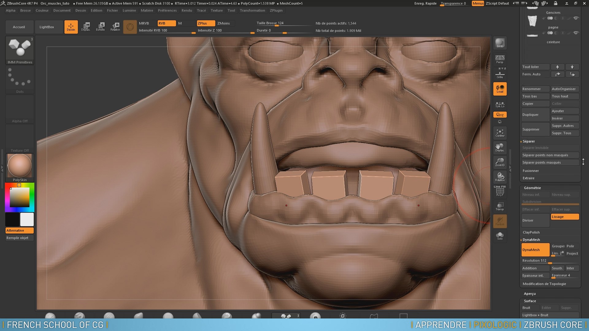 zbrush core does not have a curve tube