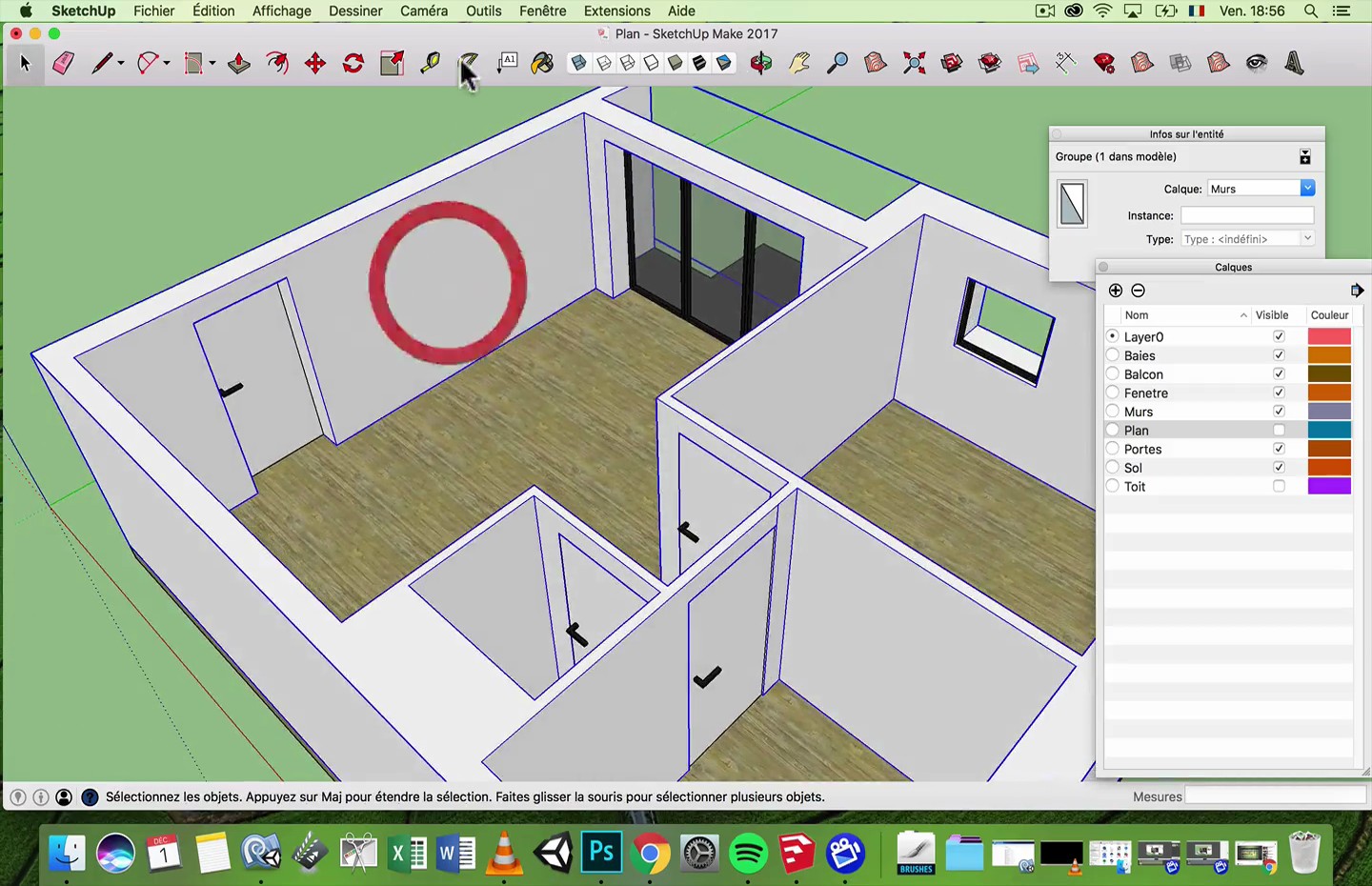 Sketchup план