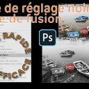 Gratuit Photoshop : Le calque de réglage Noir et Blanc partiel