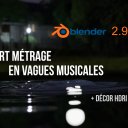 Vagues musicales avec Blender 2.9