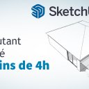 Sketchup Pro 2021 : formation complète de débutant à avancé en 4h !