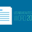 Nouveautés Word 2013