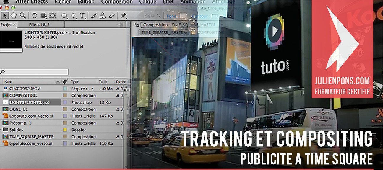 Compositing : publicité à Time Square