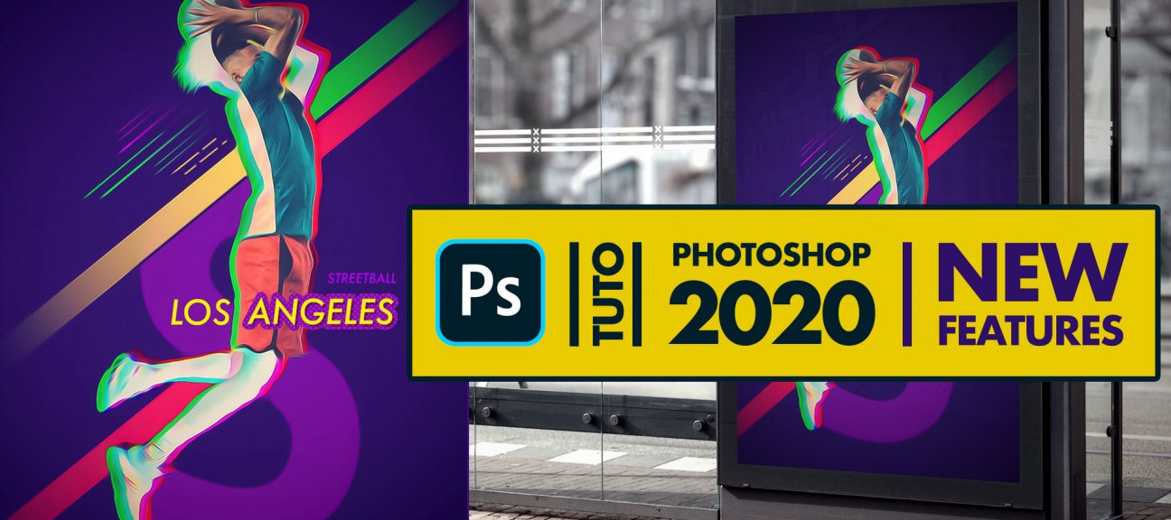 Apprenez en 30 minutes à créer une affiche sur le thème du basketball avec Photoshop 2020