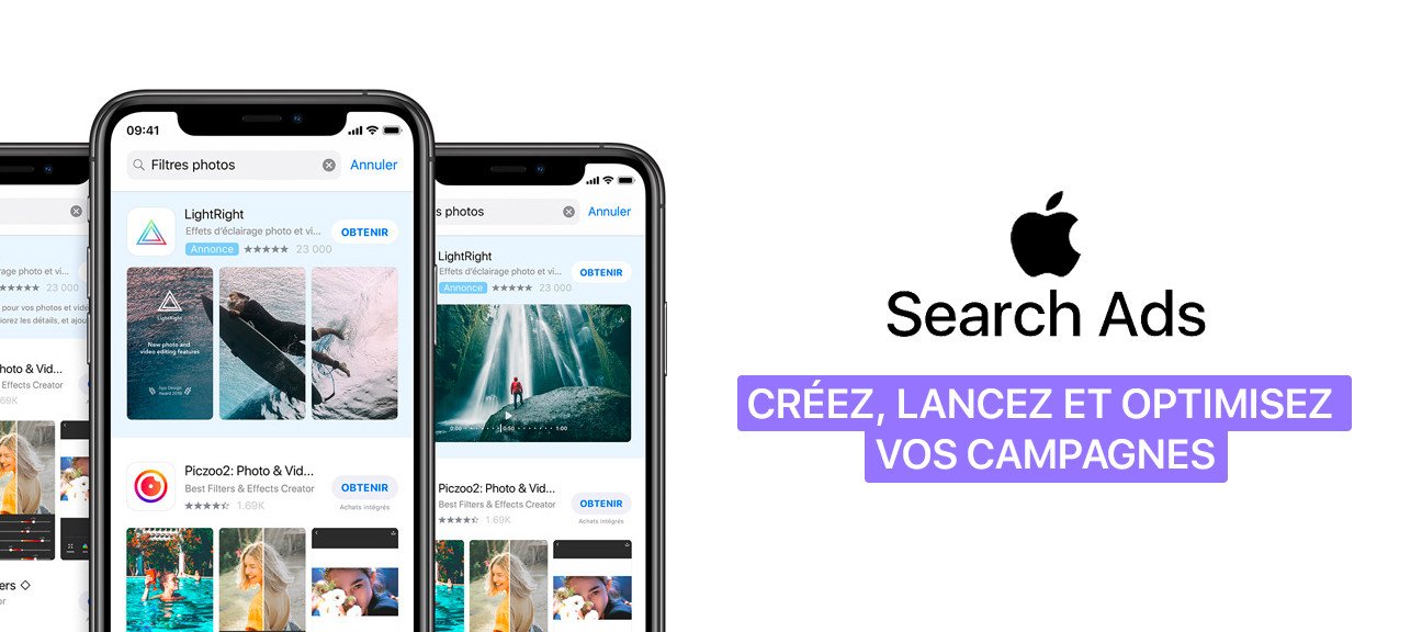 Apple Search Ads | Créez, lancez et optimisez vos campagnes d'installations applications iPhone et iPad