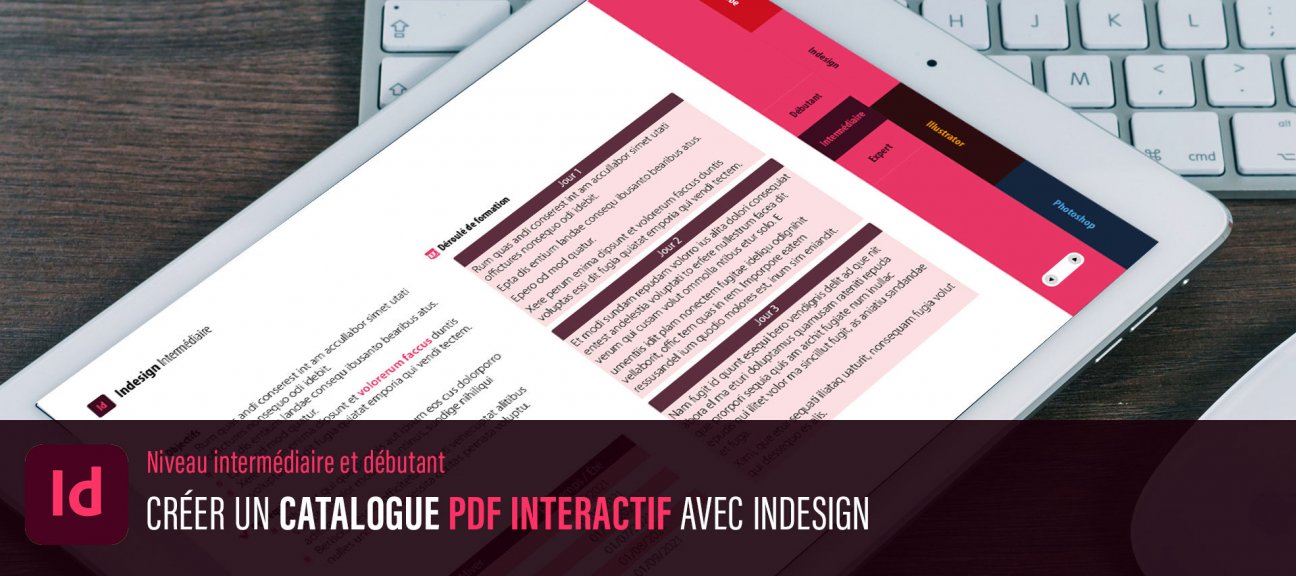 Créer un catalogue PDF Interactif avec Indesign