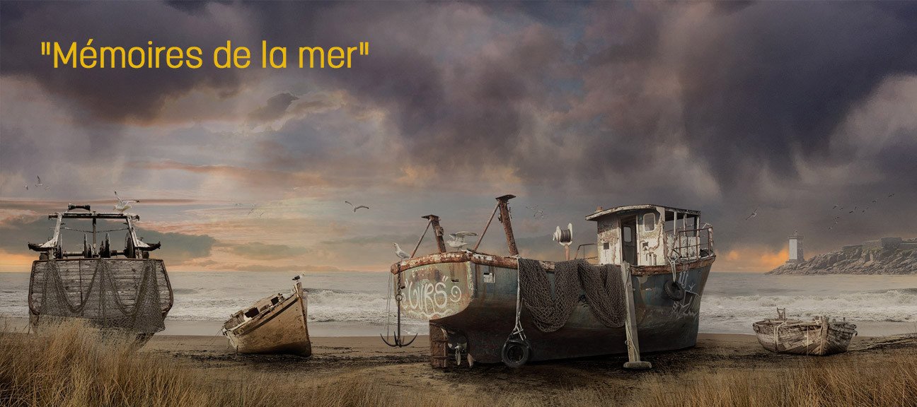 Photomontage Avancé Photoshop : 'mémoires maritimes'