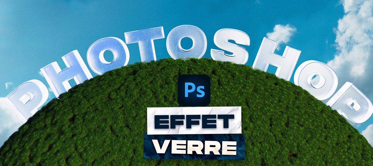 Gratuit : Créer un effet de verre sur un texte dans Photoshop