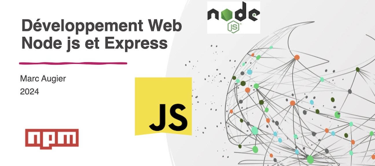 Développement Web avec Node.js et Express