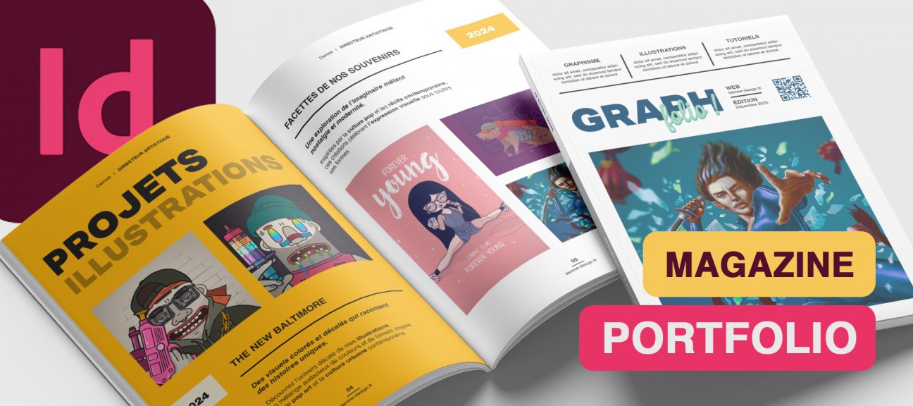 Comment créer un magazine portfolio graphique sur InDesign comme un pro !