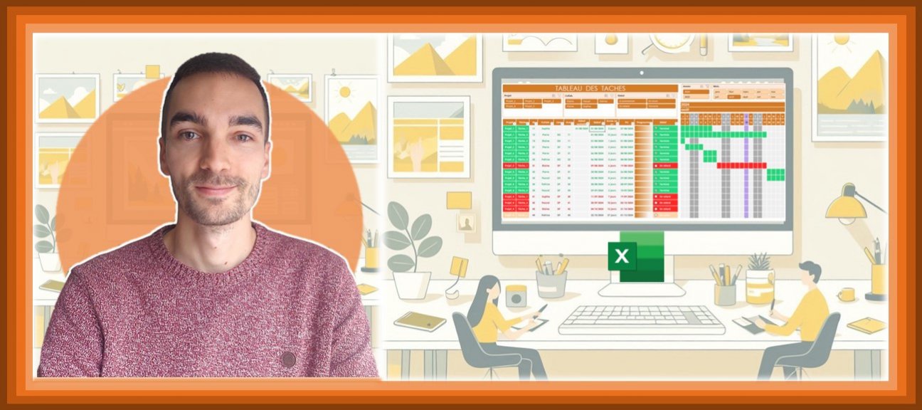 Microsoft Excel - Création d'un diagramme de Gantt