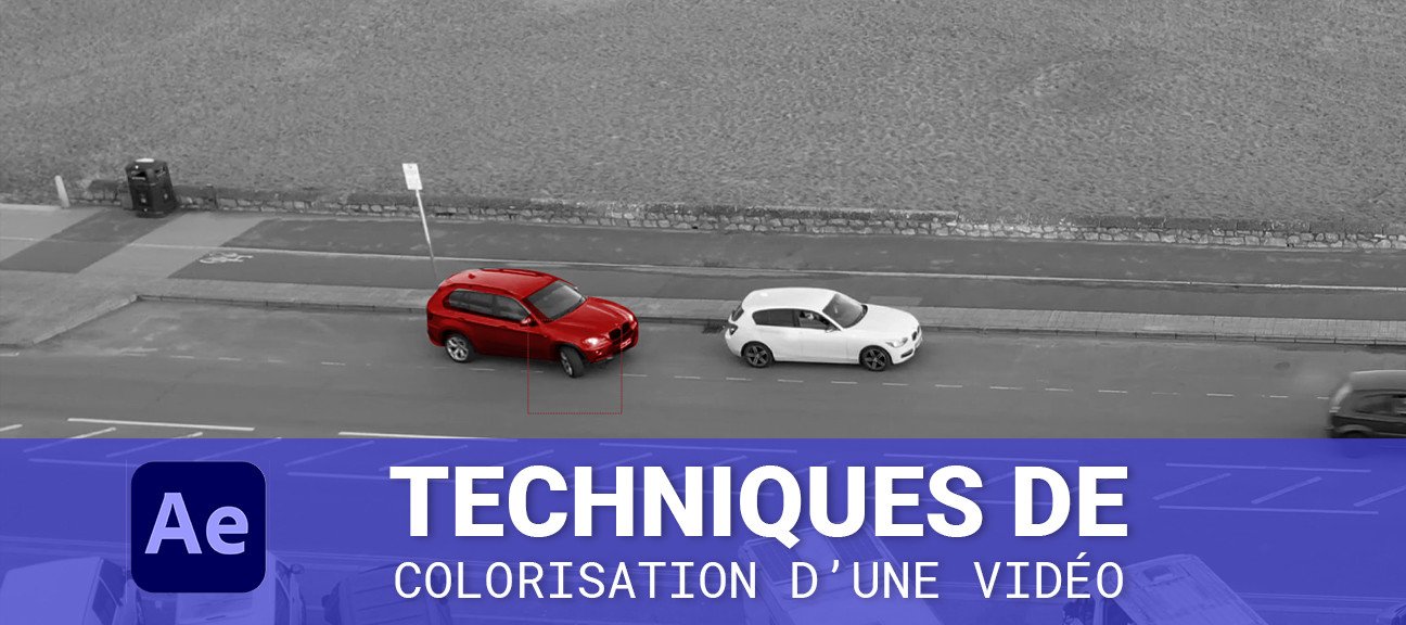 Effet Coloriser une vidéo noir et blanc sur After Effects