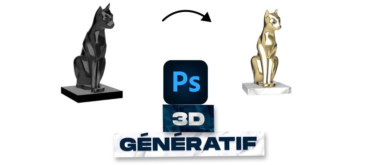 Gratuit : Découvrir l'espace génératif 3D dans Photoshop