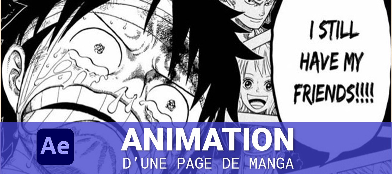 Animer une case de manga avec After Effects